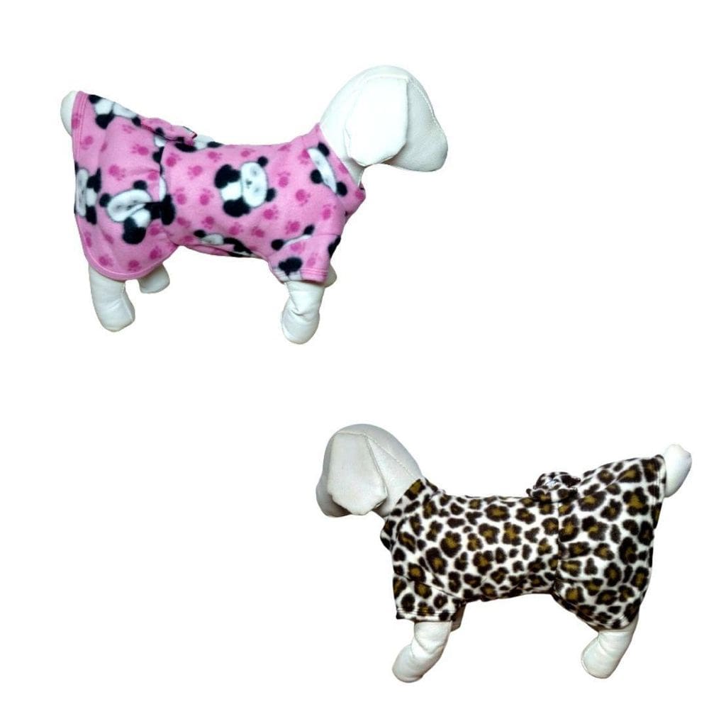 Kit 2 Roupas Para Cães - Vestidos De Inverno M/G