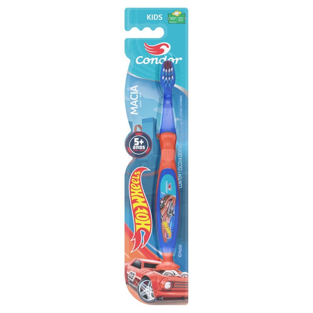 Escova Dental Macia com Limpador de Língua e Ventosa