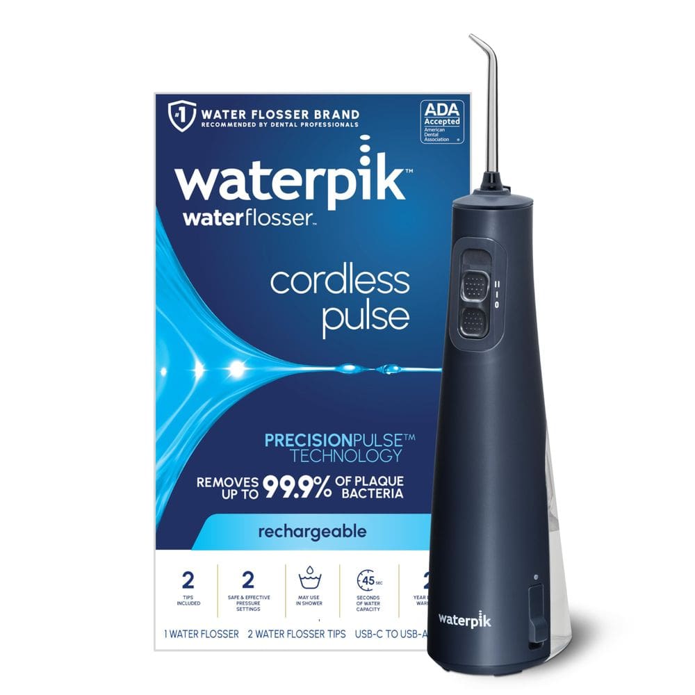 Water Flosser Waterpik Cordless Pulse Recarregável WF-20 Blue
