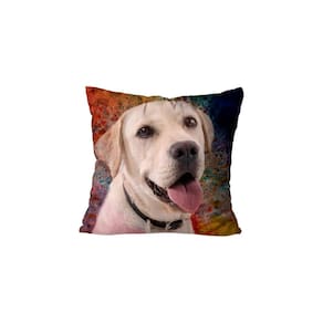 Capa Para Almofada Mdecore Pets 45x45cm - Labrador