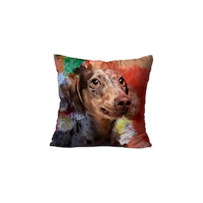 Capa Para Almofada Mdecore Pets 45x45cm - Dachshund