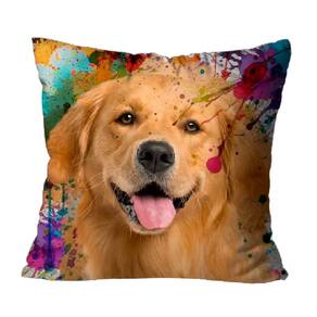Capa Para Almofada Mdecore Pets 45x45cm - Golden