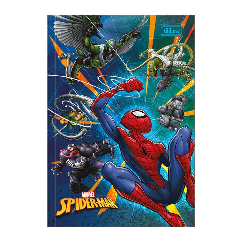 Caderno Brochurão Tilibra Capa Dura Spider-Man Capas Diversas - Item Variado