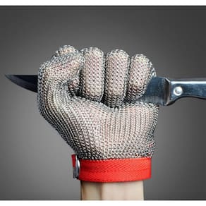 Luvas resistentes ao corte JZD Stainless Steel 304 Metal Mesh XL