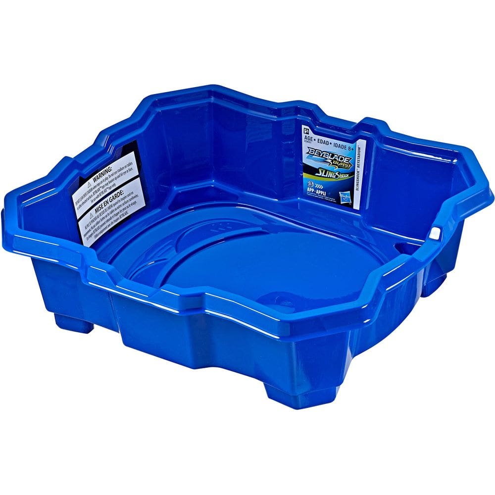 Estádio BEYBLADE Burst Turbo Slingshock Beystadium com sistema ferroviário