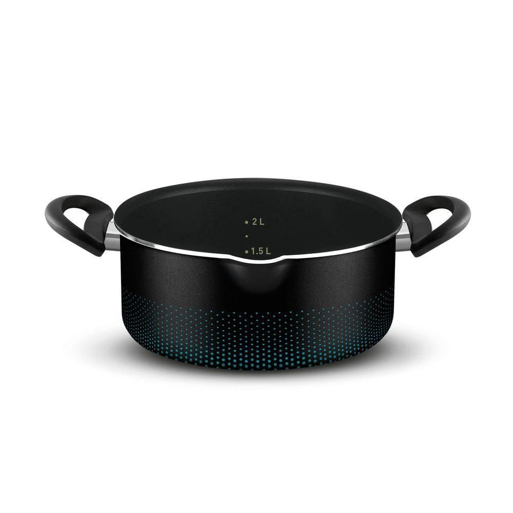 Caçarola Rochedo Smart Antiaderente 20cm com Tampa Apoia Fácil