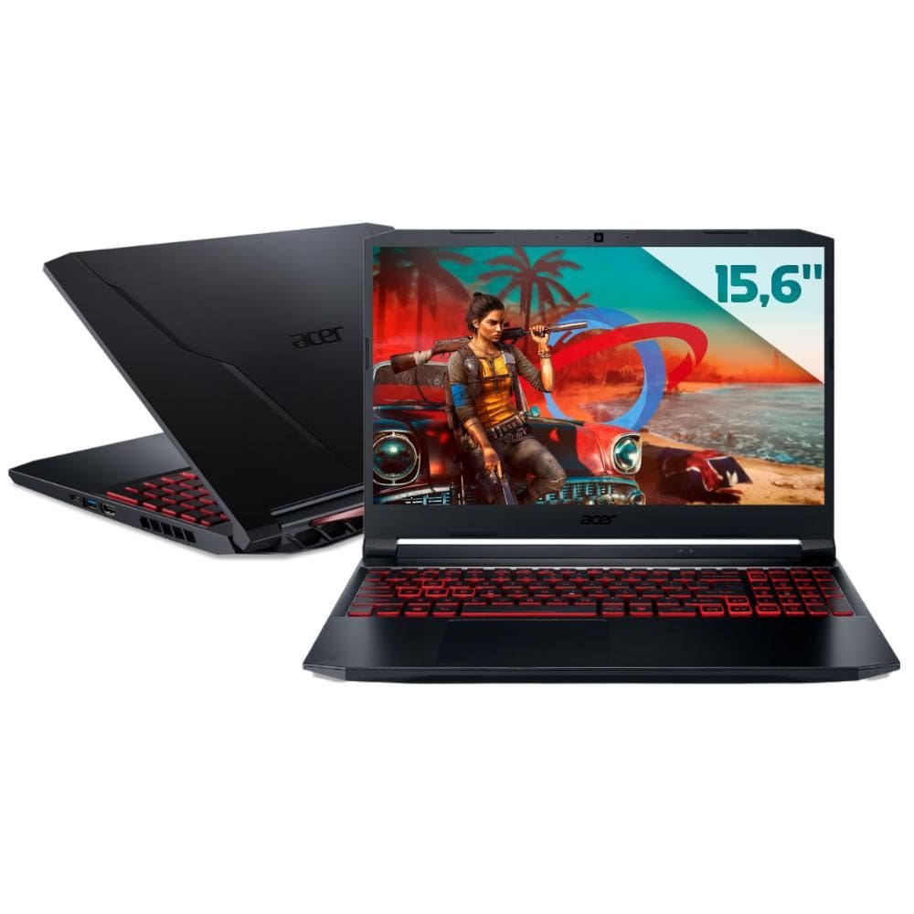 Notebook Acer Nitro 5 AN515-57-76VA - i7, 8GB, SSD 512GB