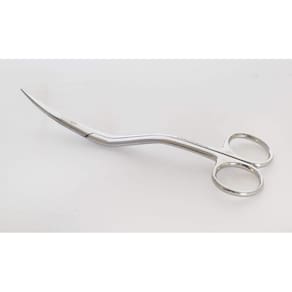Tesoura de bordar Mazbot Bent Handle, lâmina curva de 15 cm