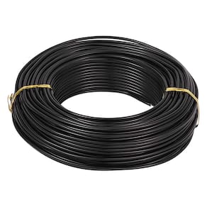Arame artesanal FASHEWELRY de alumínio preto de calibre 10 35 m/2,5 mm