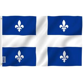 Bandeira Anley Fly Breeze Quebec 90x150cm - Cor viva