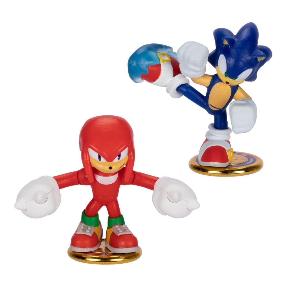 Figuras de ação Akedo Sonic The Hedgehog Sonic vs Knuckles