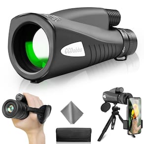 Telescópio monocular CCDobbs 12-36x55 com adaptador de smartphone