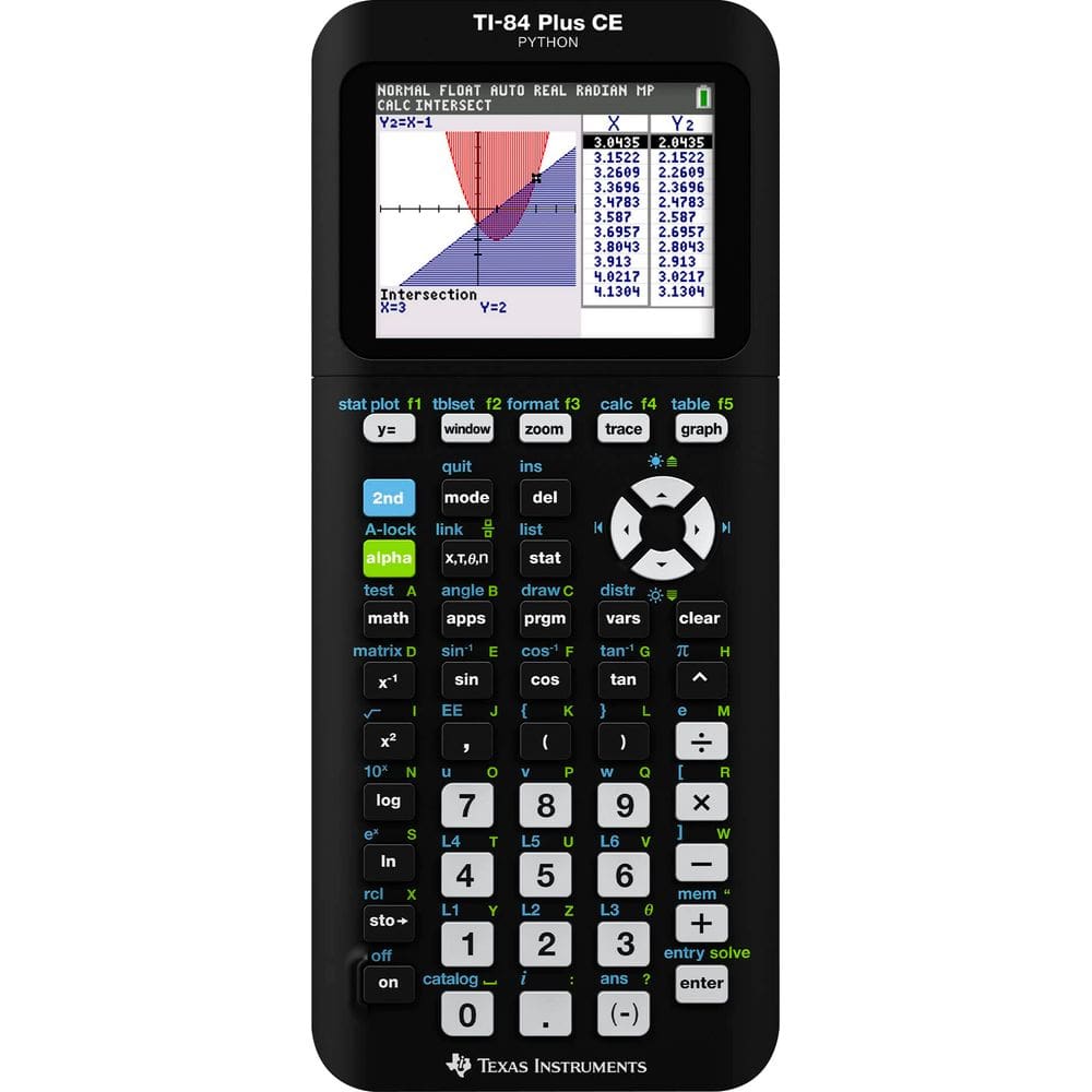 Calculadora gráfica Texas Instruments TI-84 Plus CE Black