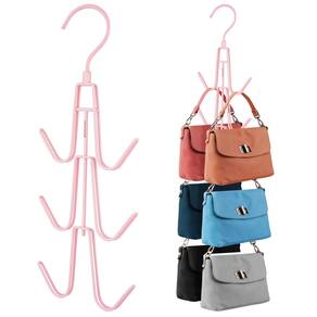Organizador de bolsas ZEDODIER Closet, pacote com 2 unidades, rosa metálico