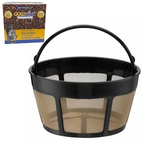 Filtro de café GoldTone reutilizável de 8 a 12 xícaras para Cuisinart Brewer