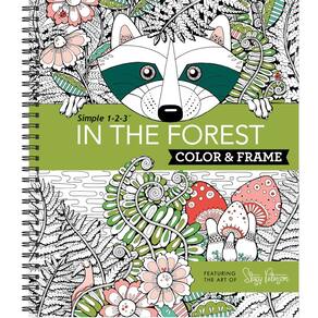Livro de colorir New Seasons Color & Frame In the Forest