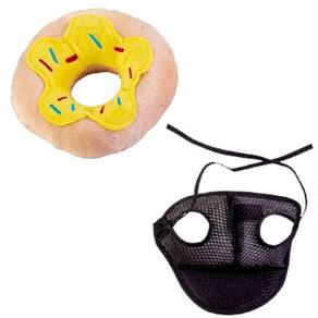 Kit Boné E Pelúcia Rosquinha Para Cães E Gatos - M
