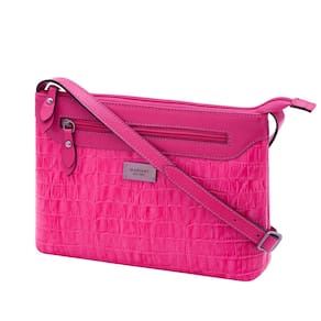 Bolsa Transversal Feminina De Couro Bovino Mariart 2193 Pop