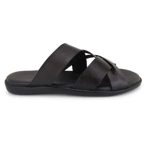 Chinelo Masculino Couro Forro Confortável Slides