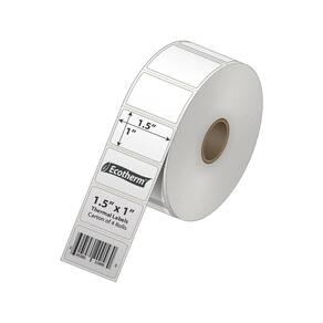 Etiquetas térmicas Ecotherm 1,5x1in 5300 Etiquetas 4 rolos