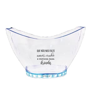 Champanheira Com Led Personalizada Amor Vinho E Motivos
