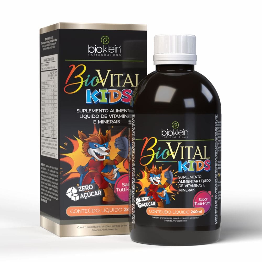 Biovital Kids Multivitamínico Líquido 240ml - Bioklein