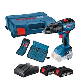 Parafusadeira e furadeira de impacto Bosch GSB 18V-50 2 baterias