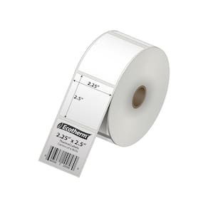 Etiquetas térmicas Ecotherm 2,25x2,5cm 6 rolos 6000 etiquetas