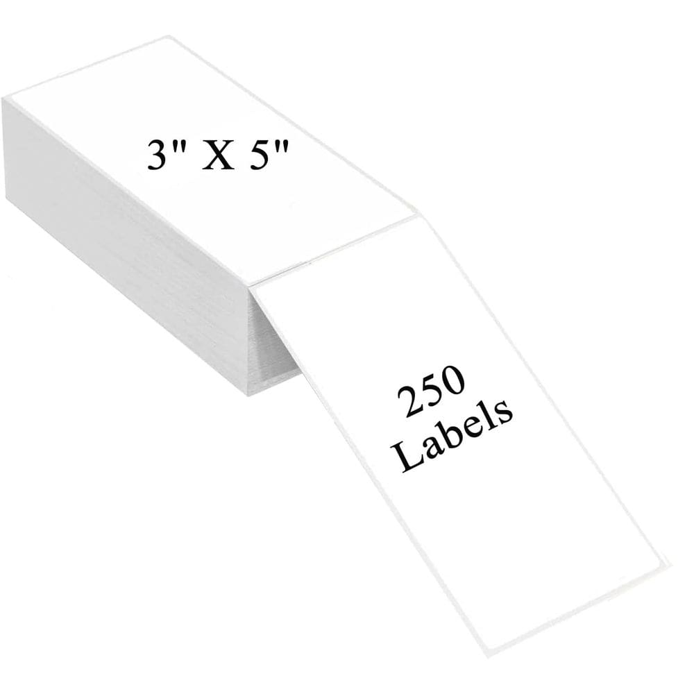 Etiquetas térmicas BricAbel 5x3 cm para Zebra, impressora Rollo 250 unidades