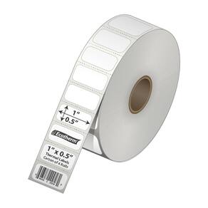 Etiquetas térmicas Ecotherm 1x0,5 pol 9800 Etiquetas 4 rolos