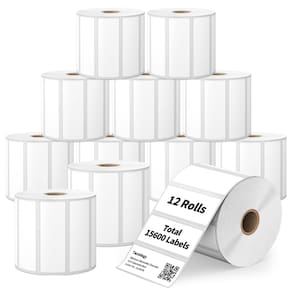 Etiquetas térmicas diretas Tacnology 15600 3x1in 12 rolos