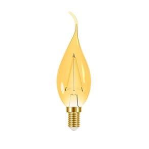 Lâmpada Led Filamento Vela Chama B35 Taschibra E14/E27 110V