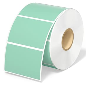 Etiquetas adesivas térmicas MUNBYN Green 5,7x3,2 cm 1000/rolo