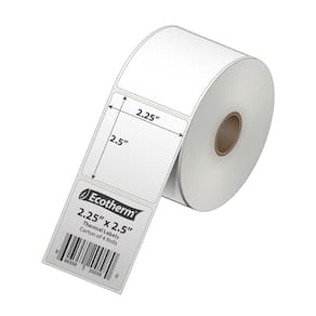 Etiquetas térmicas Ecotherm 2,25x2,5cm 2400 Etiquetas 4 rolos