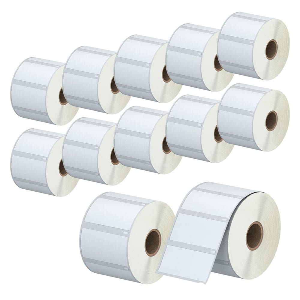 Etiquetas térmicas 12000 compatíveis com Dymo 30334 2,25x1,25cm