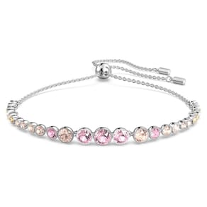 Pulseira de tênis SWAROVSKI Emily Collection com cristais rosa e azul
