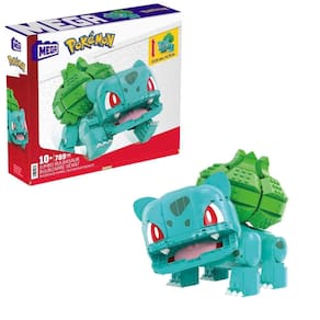 Brinquedo de construção de bonecos de ação Mattel MEGA Pokémon Bulbasaur