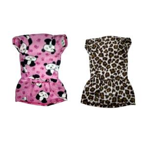 Kit 2 Roupas Para Cães - Vestido De Inverno P/M