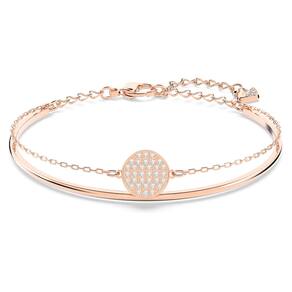 Pulseira Swarovski Sublima em tom de ouro rosa com cristais