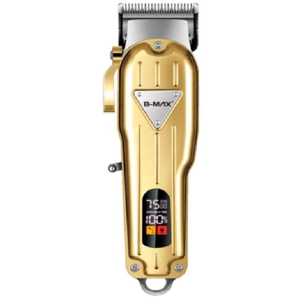Máquina De Corte De Cabelo Profissional B-Max Dourado C027