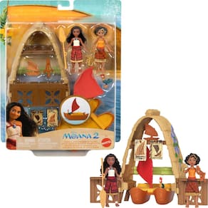 Brinquedo Mattel Disney Moana 2 Moana & Loto`s Workshop com Acc