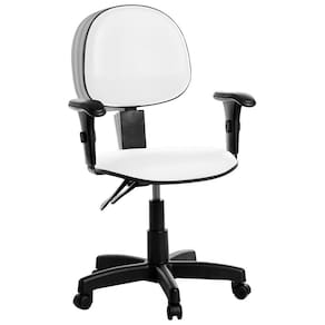 Cadeira Ergonômica Executiva Com Braço Rce Cor Branco