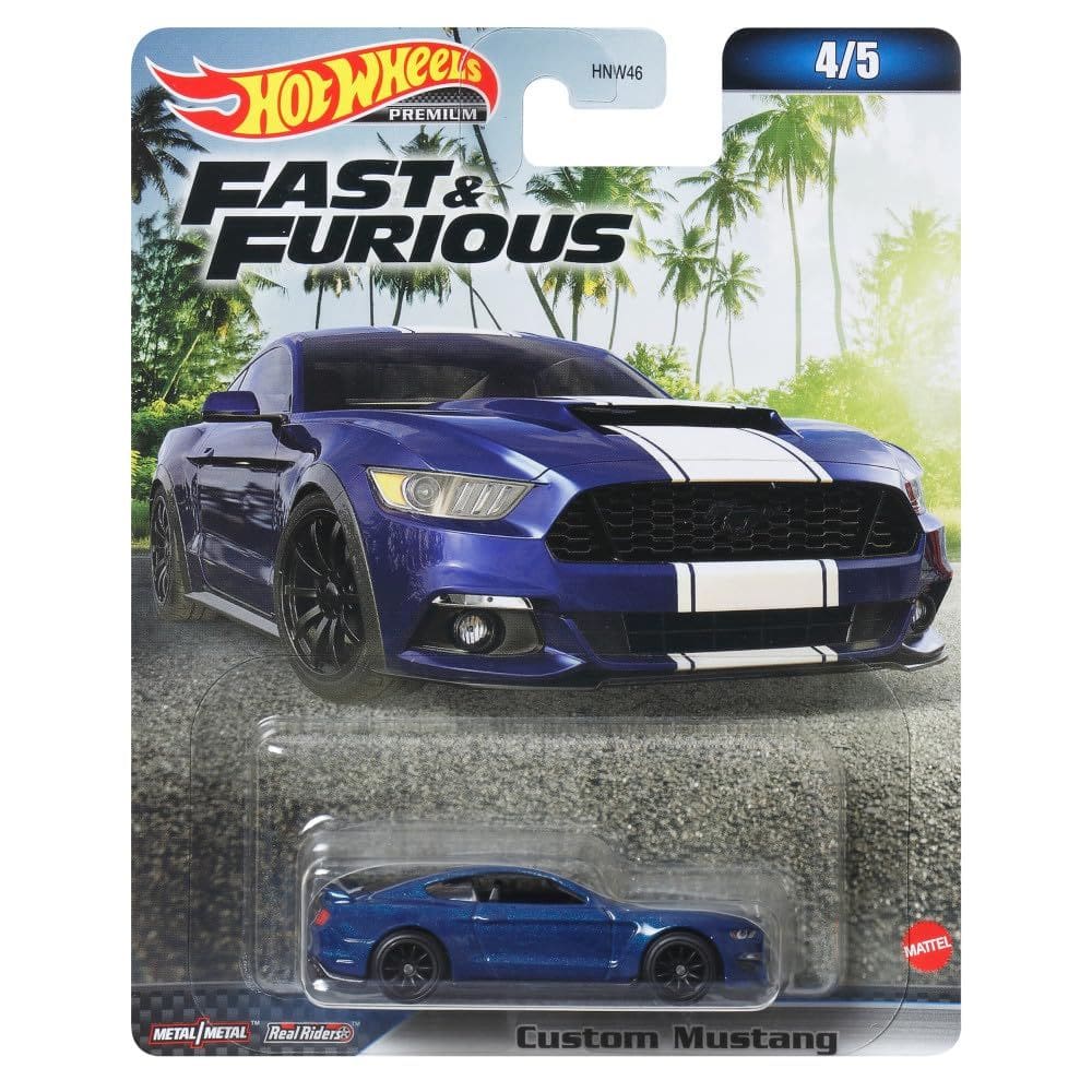 Carro de brinquedo Hot Wheels Fast and Furious Custang HNW51 personalizado