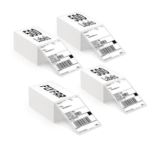 Etiquetas de envio Etiquetas FLYFAR 4x6 Direct Thermal 2000