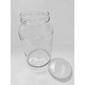 Pote De Vidro 3 Litros Com Tampa Metálica - Kit Com 4 Un