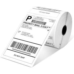 Etiquetas térmicas de envio Omezizy 4x6 polegadas (pacote com 500)