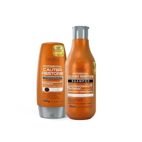 Kit Cauterização Shampoo e Condicionador Forever Liss
