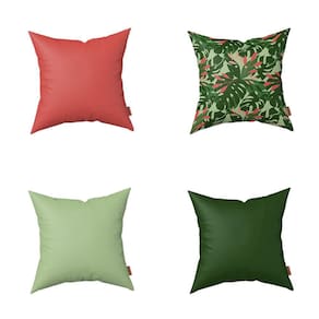 Kit 4 Capas De Almofadas Estampadas - 45X45Cm Nav:4576