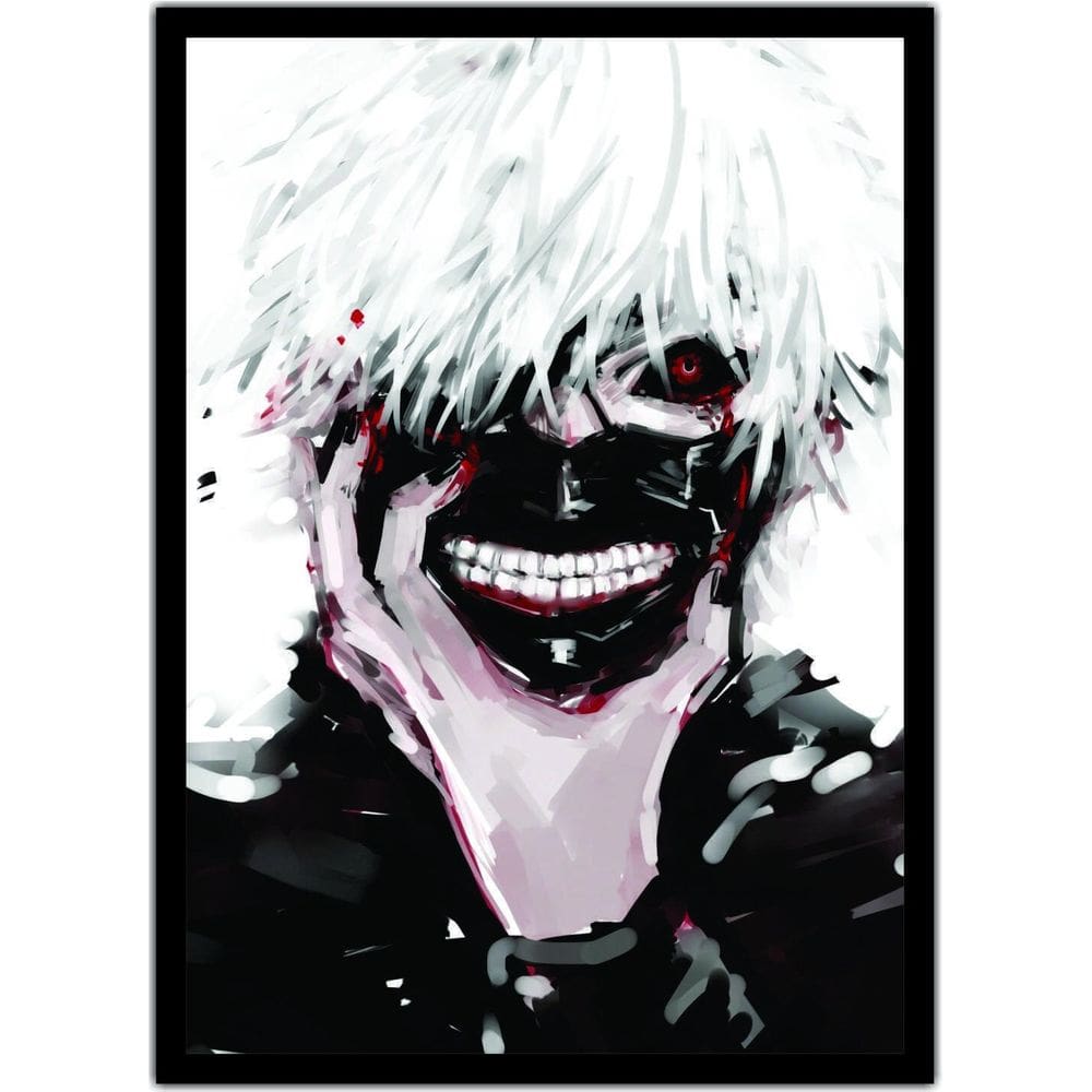 Quadro Anime Tokyo Ghoul Desenho Com Moldura G02