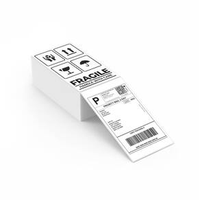 Etiquetas térmicas de transporte MUNBYN 7,6 x 12,7 cm para pequenas empresas